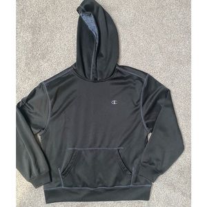 Champion black hoodie sweatshirt Boys Sz L